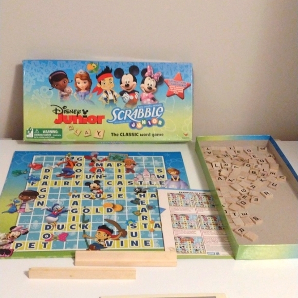 Disney Junior Scrabble Junior board game please read entire post before purchase - Picture 1 of 10
